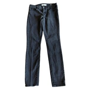 Bullhead Womens Size 26 Black‎ Skinny Jeans Stretch Mid Rise